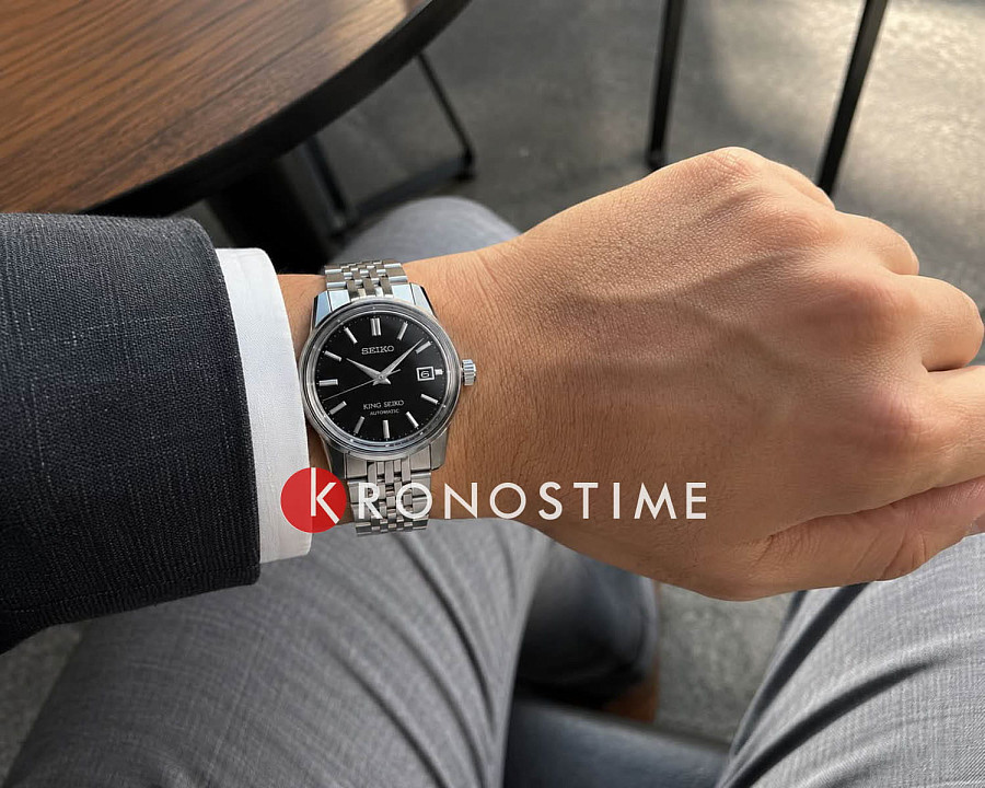 Часы Seiko King Seiko SJE091J1 — мужские, нержавеющая сталь