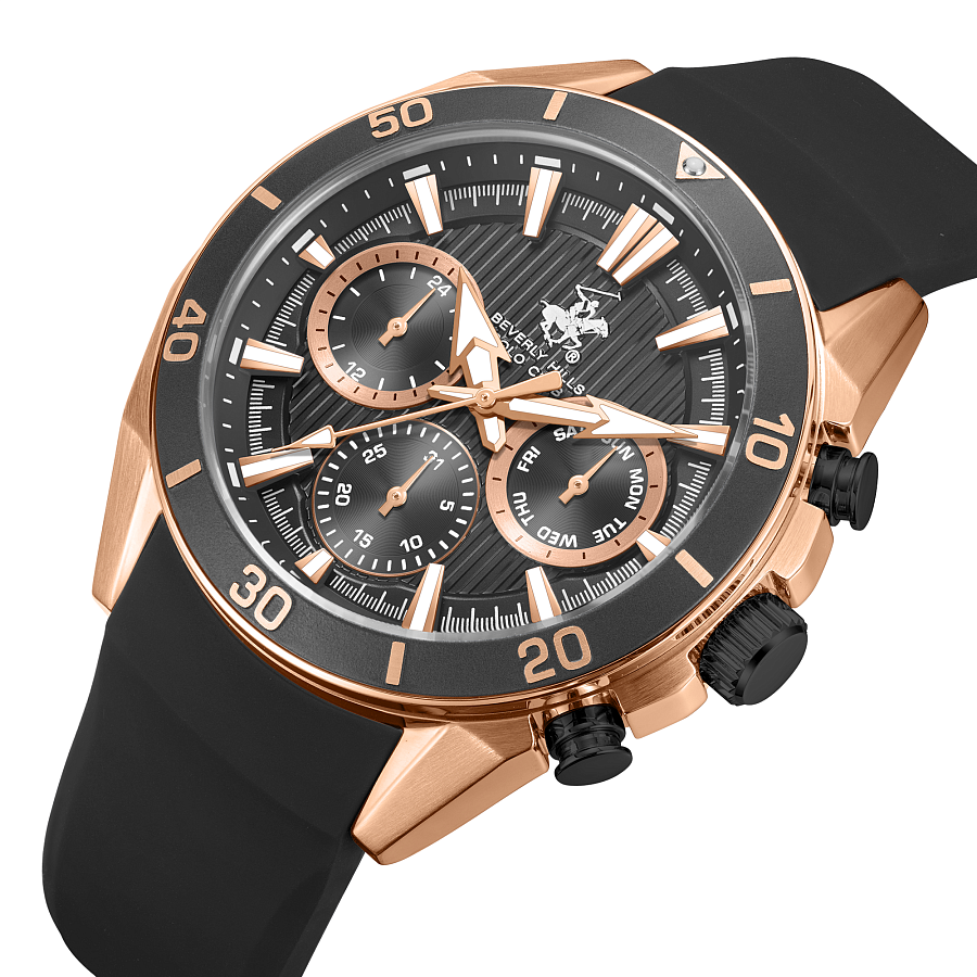 Часы Beverly Hills Polo Club BP3730X.461 — кварцевые, сталь металл