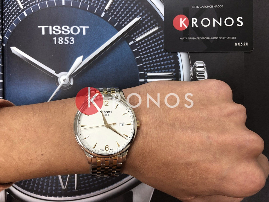 Часы Tissot Tradition T063.610.22.037.00 — Швейцария, кварцевые