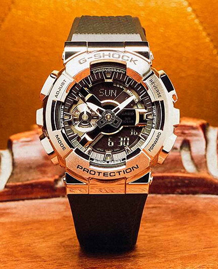 Часы Casio G-Shock GM-110GC-1ADR — полимер, мужские