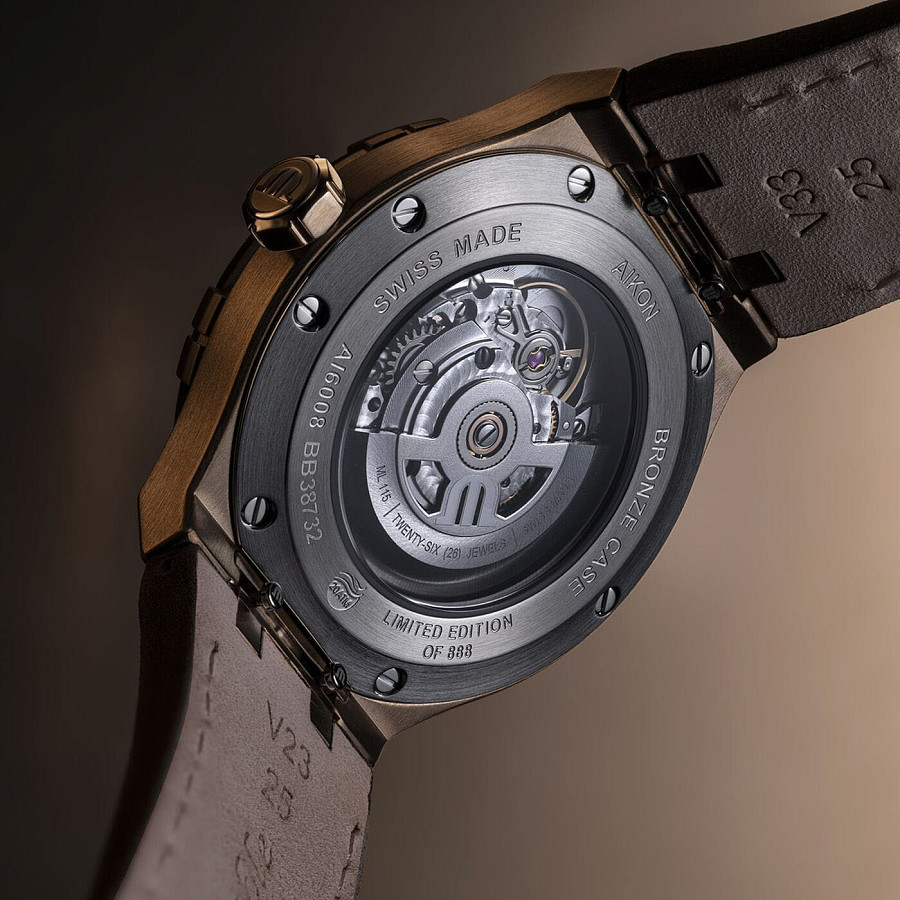 Часы Maurice Lacroix Aikon Automatic Bronze AI6008-BRZ01-730-3 — бронза, Швейцария