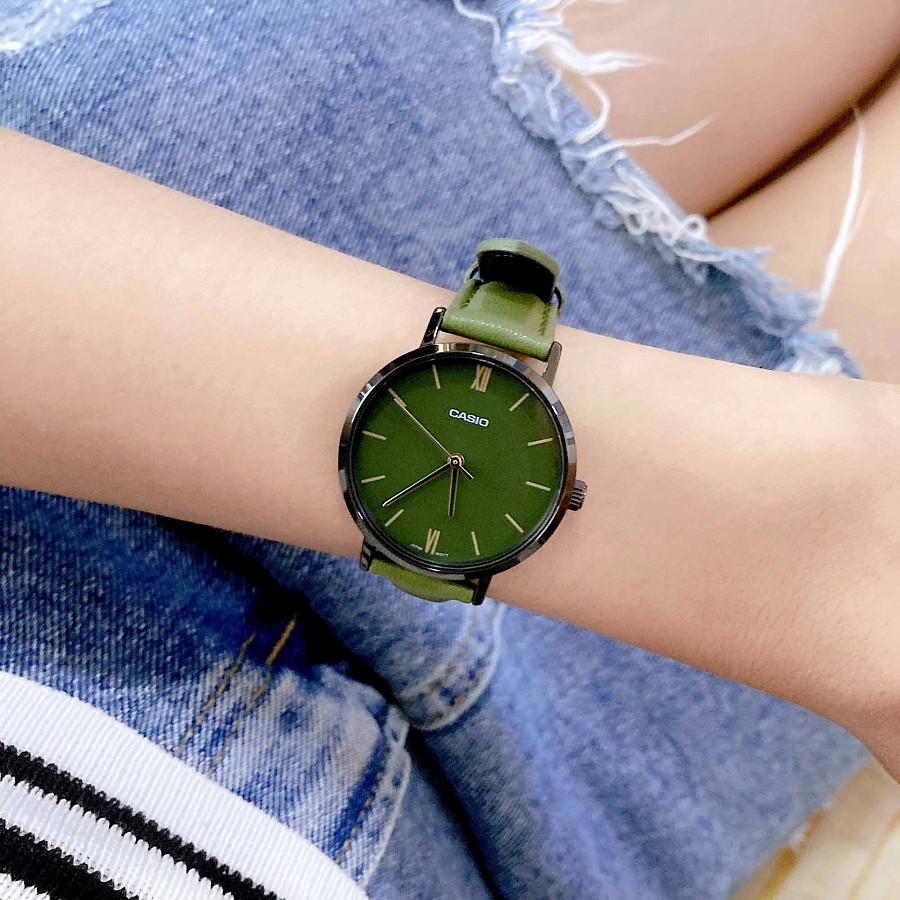 Часы Casio Collection LTP-VT02BL-3A — кварцевые, металл сталь