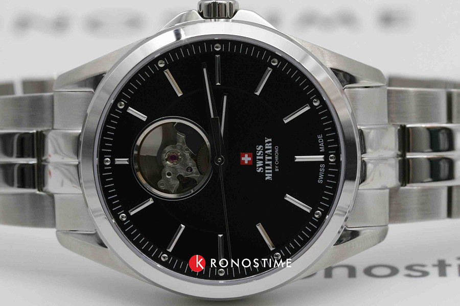 Часы Swiss Military by Chrono SMA34085.21 — механические, сталь металл