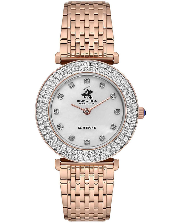 Часы Beverly Hills Polo Club Quartz BP3610C.420 — женские, перламутровый