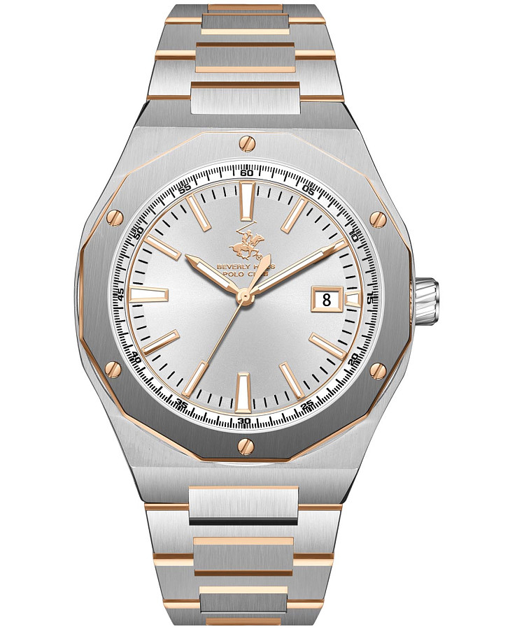 Часы Beverly Hills Polo Club BP3788X.530 — мужские, серебристый