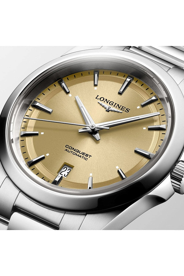 Часы Longines Conquest L3.720.4.62.6 — металл сталь, Швейцария