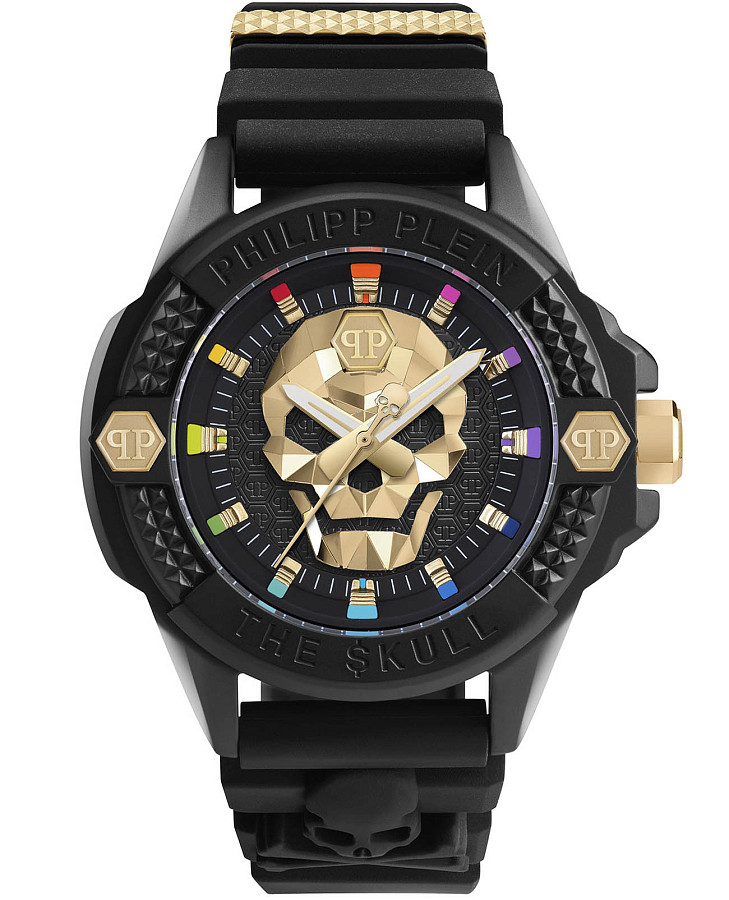 Часы Philipp Plein The Skull Ecoceramic PWUBA0223 — мужские, цветной