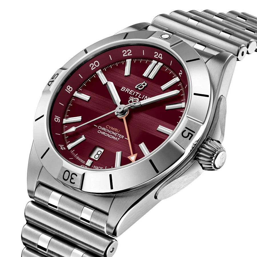 Часы Breitling Chronomat Automatic GMT 40 A323988B1K1A1 — механические, металл сталь