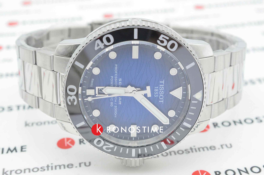 Часы Tissot Seastar 2000 Professional Powermatic 80 T120.607.11.041.01 — механические, Швейцария, мужские