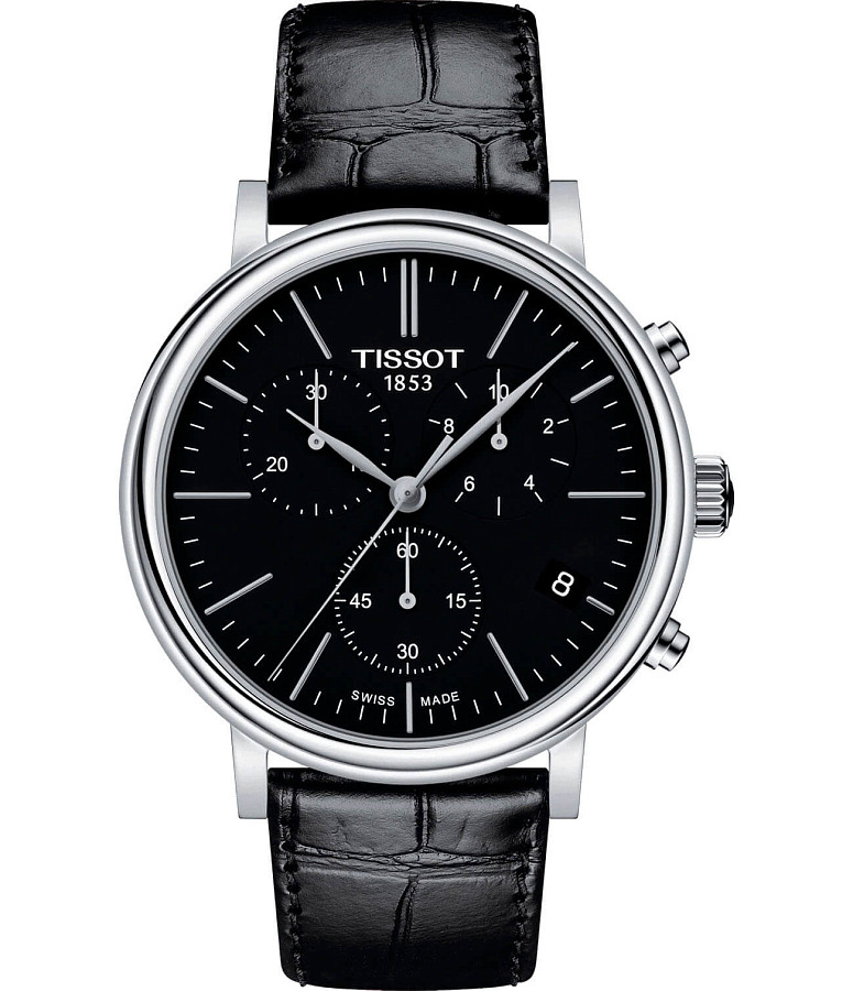 Часы Tissot Carson Premium Chronograph T122.417.16.051.00 — мужские, черный