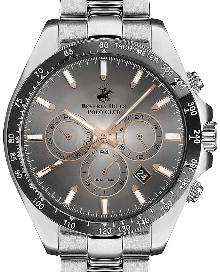 Часы Beverly Hills Polo Club BP3127X.360 — кварцевые, сталь металл