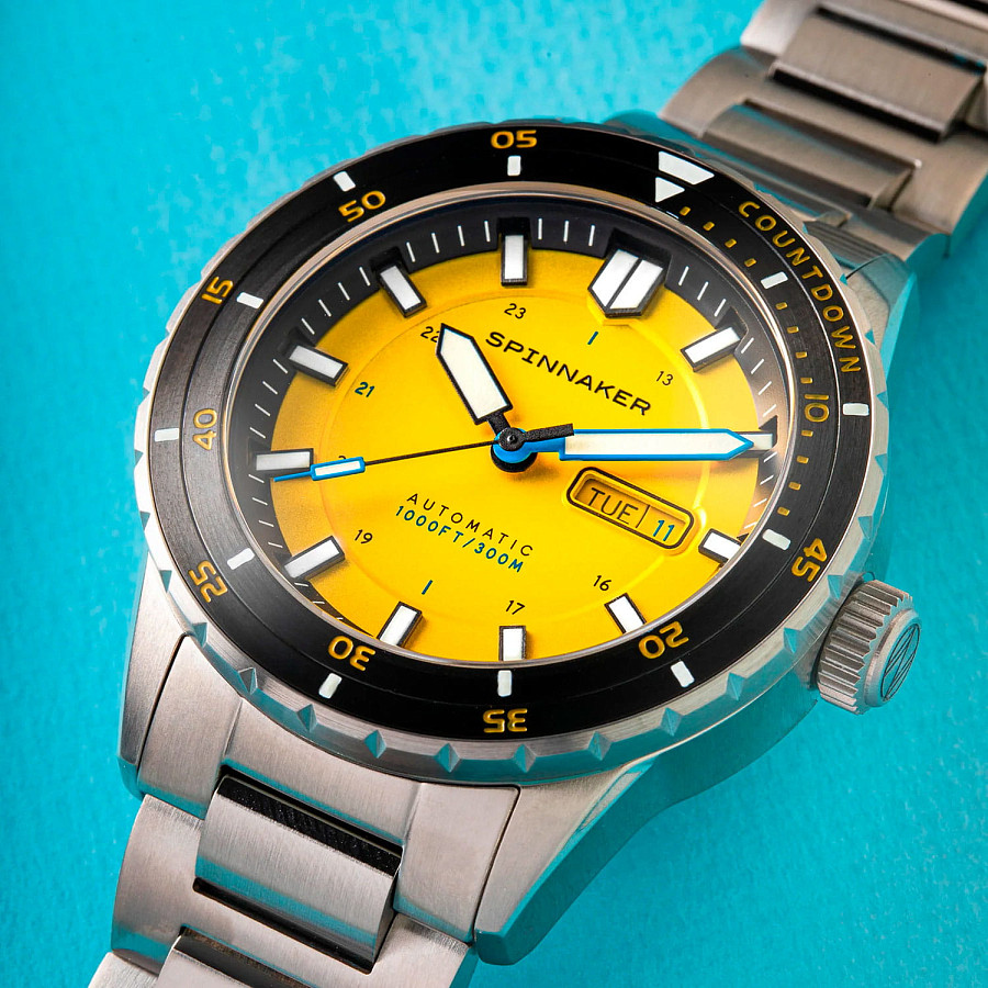 Часы Spinnaker Hass SP-5099-33 — металл сталь, Англия