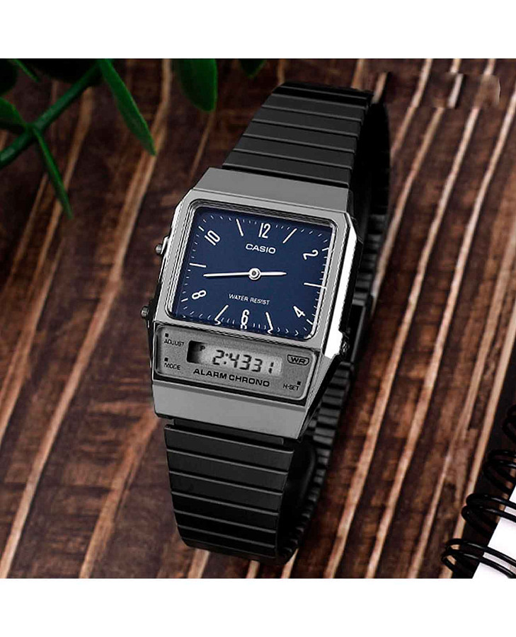 Часы Casio Vintage AQ-800EB-2ADF (AQ-800EB-2A) — кварцевые, пластик