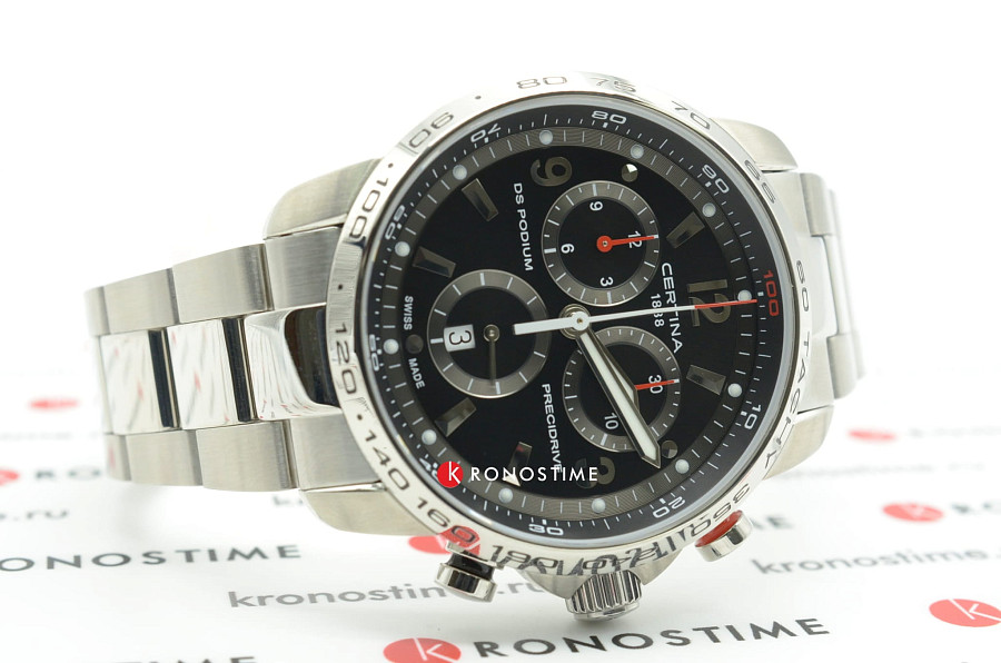 Часы Certina DS Podium Chronograph 1/100 sec C001.647.11.057.00 — артикул C0016471105700