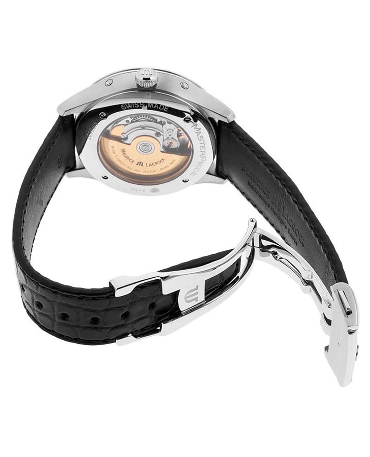Часы Maurice Lacroix Masterpiece Tradition Phases de Lune MP6607-SS001-110-1 — кожаный, мужские