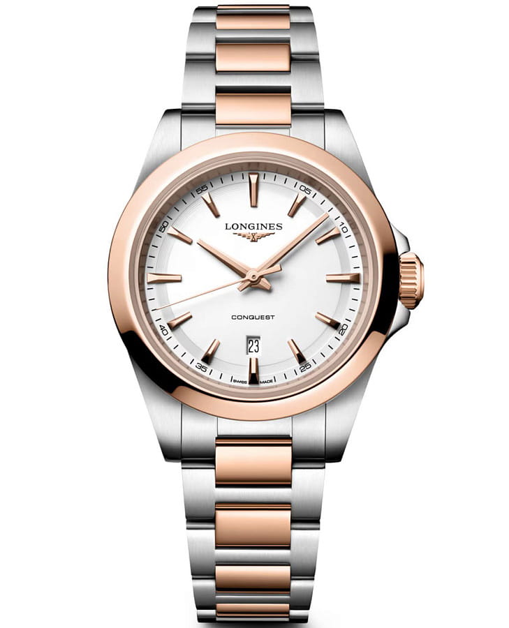 Часы Longines Conquest 30 mm L3.350.3.18.7 — женские, серебристый