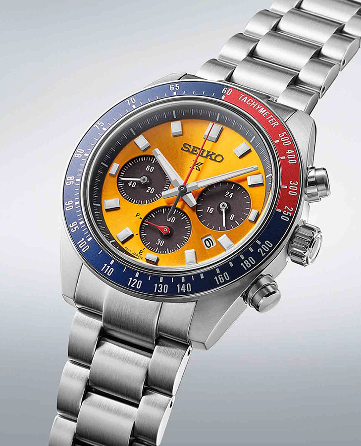 Часы SEIKO Prospex Speedtimer SSC947P1 — кварцевые, сталь металл