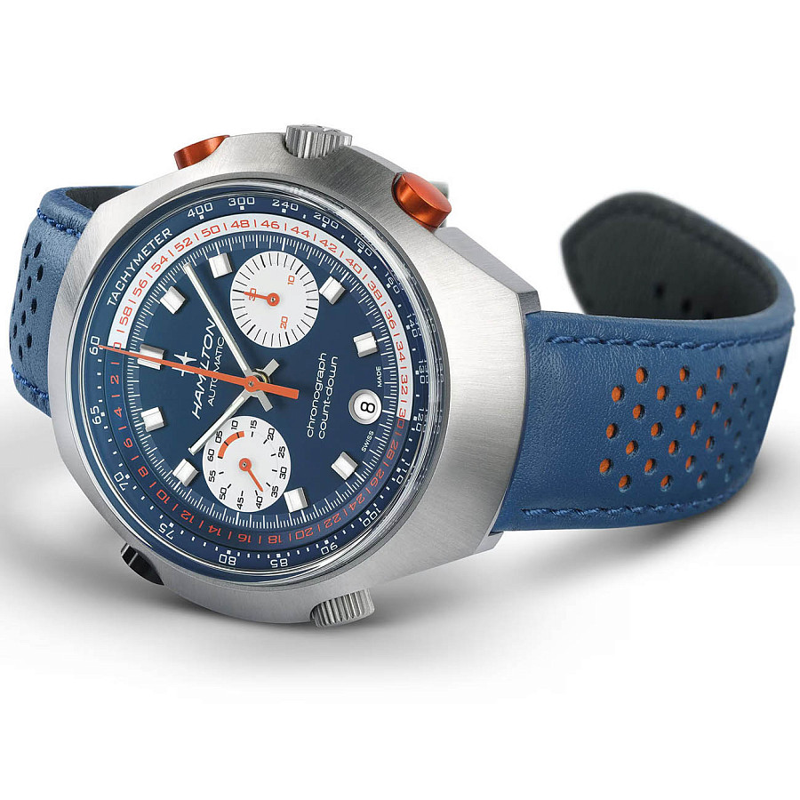 Часы Hamilton American Classic Chrono-Matic 50 H51606640 — механические, сталь металл
