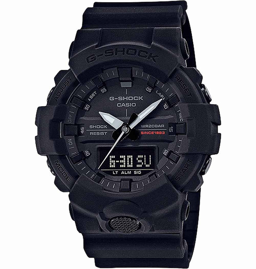 Часы Casio G-Shock GA-835A-1A — мужские, черный