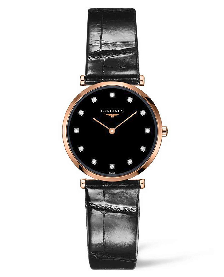 Часы Longines La Grande Classique L4.512.1.57.2 — женские, черный