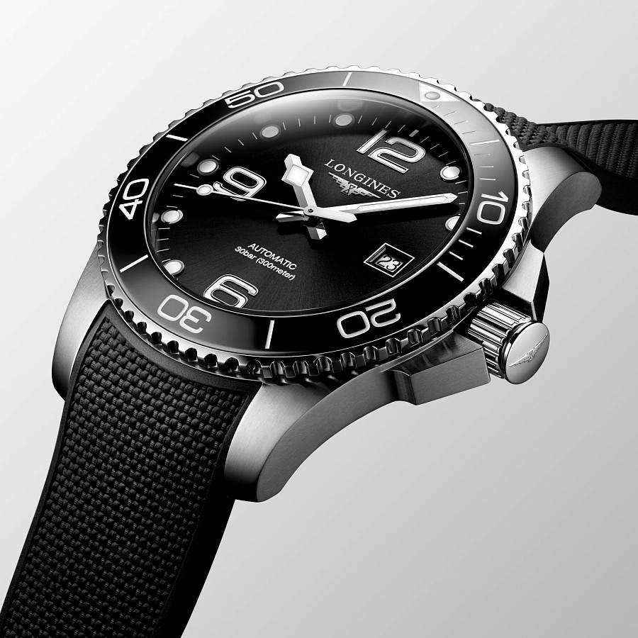 Часы Longines HydroConquest L3.782.4.56.9 — каучук, мужские