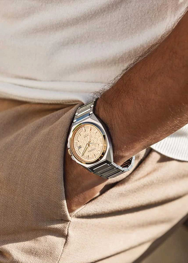 Часы Citizen Series 8 NB6059-57P — механические, металл сталь