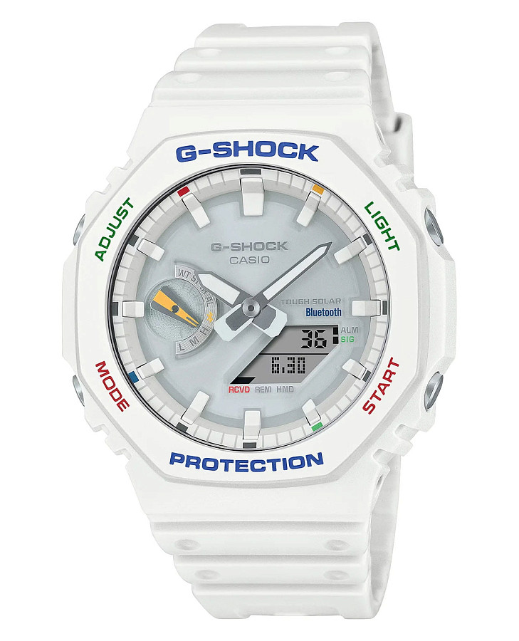 Часы Casio G-Shock GA-B2100FC-7ADR (GA-B2100FC-7A) — мужские, белый