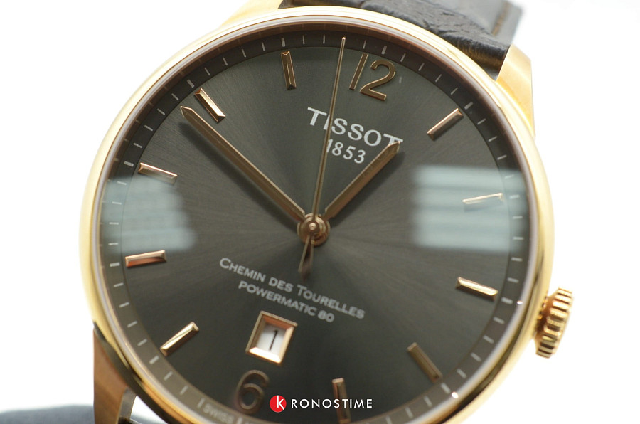 Часы Tissot Chemin des Tourelles Powermatic 80 T099.407.36.447.00 — сталь металл, Швейцария