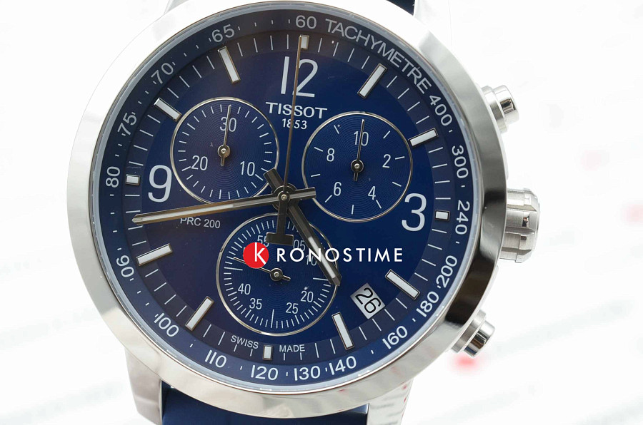 Часы Tissot PRC 200 Chronograph T114.417.17.047.00 — мужские, каучук