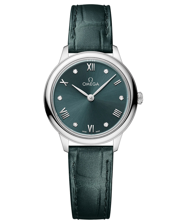 Часы Omega De Ville Prestige 434.13.28.60.60.001 — женские, зеленый