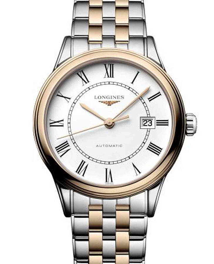 Часы Longines Flagship L4.374.3.91.7 — механические, металл сталь