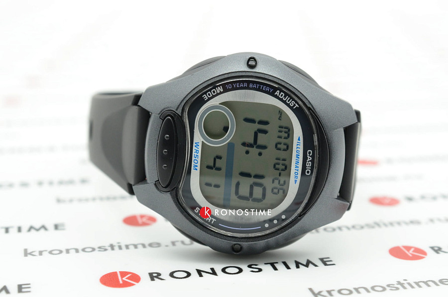 Часы Casio Collection LW-200-1B — пластик, женские