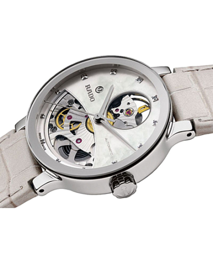 Часы Rado Centrix Automatic Diamonds Open Heart R30245905 — механические, металл сталь