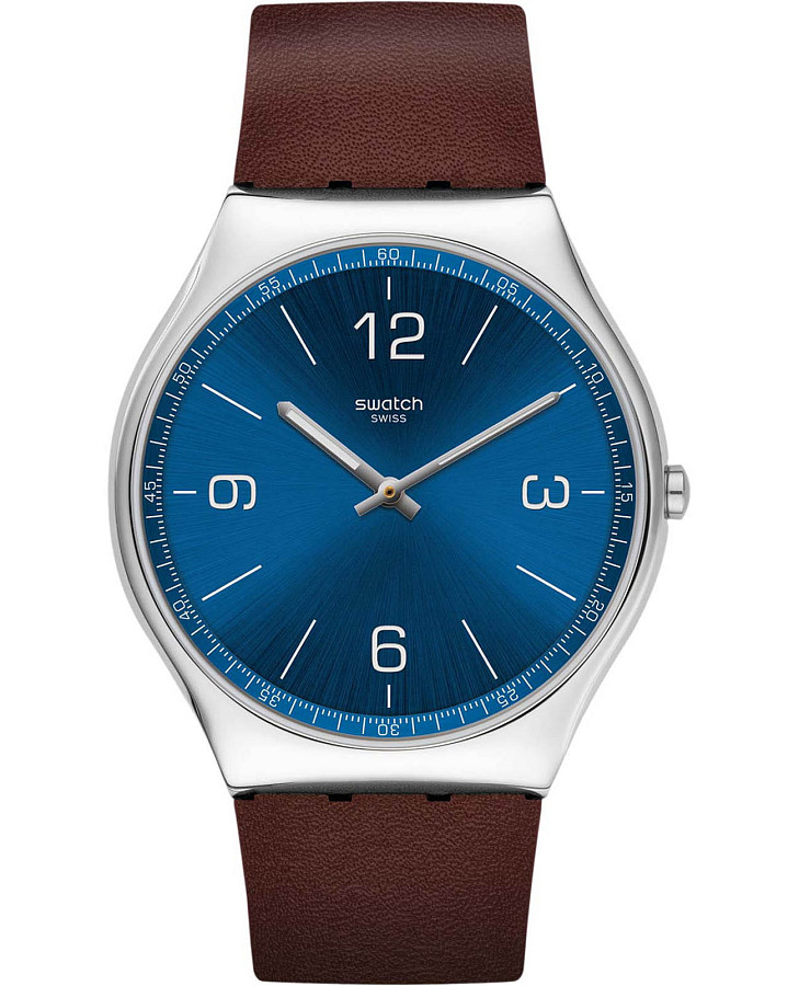 Часы Swatch Skin Irony Skinwind SS07S101 — мужские, синий