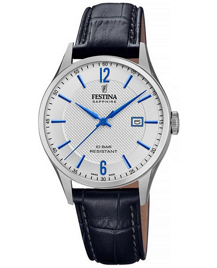 Часы Festina Classics F20007/2 — мужские, белый