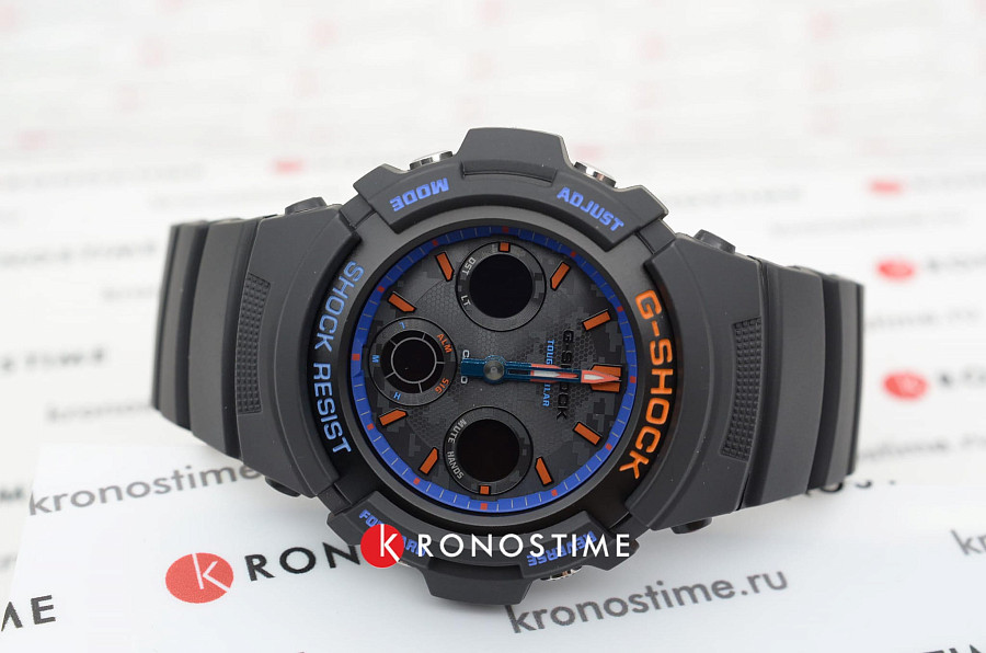 Часы Casio G-Shock AWR-M100SCT-1A — электронные, Япония, мужские