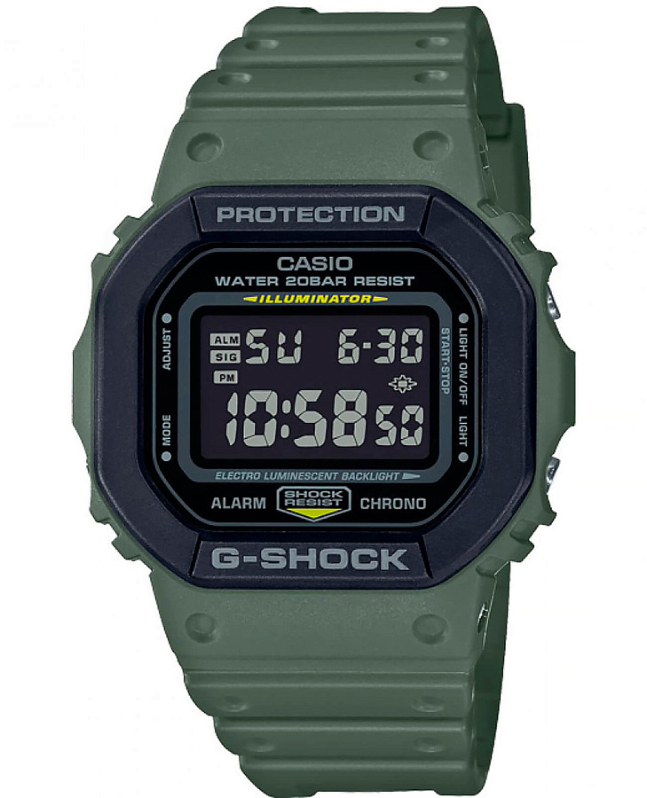 Часы Casio G-Shock DW-5610SU-3DR (DW-5610SU-3E) — мужские, черный