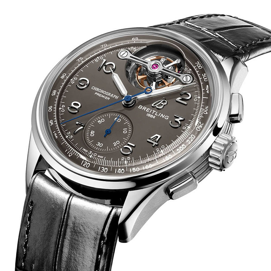 Часы Breitling Premier B21 Chronograph Tourbillon 42 JB2120A61B1P1 — механические, золото