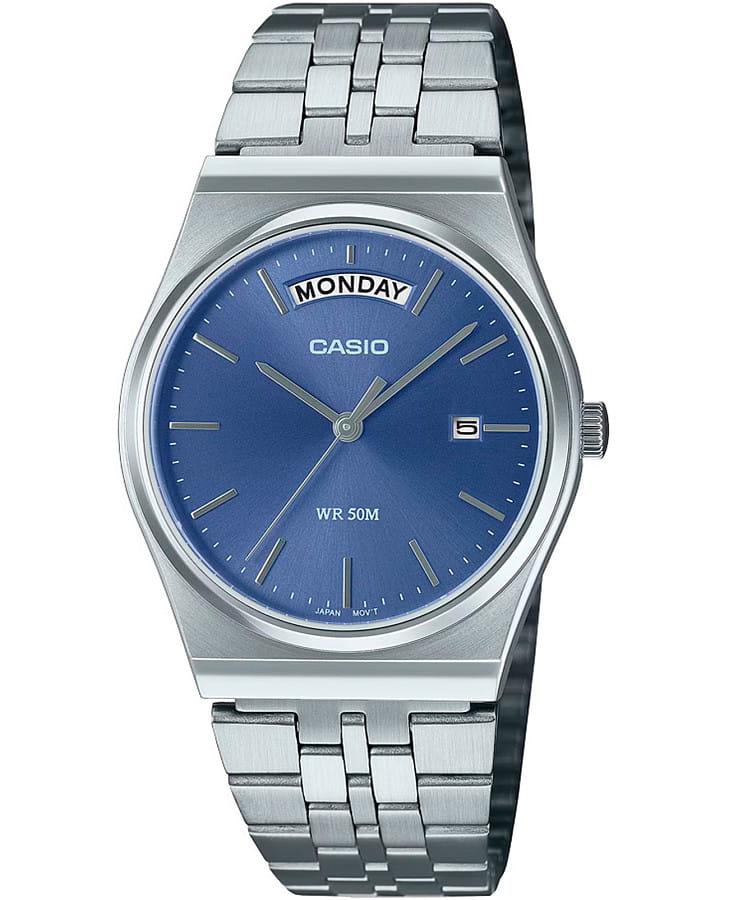 Часы Casio Collection MTP-B146D-2A — мужские, синий