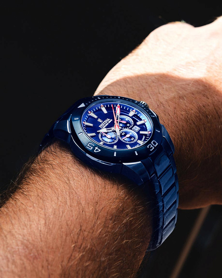 Часы Festina Chrono Bike F20643/1 — сталь металл, Испания