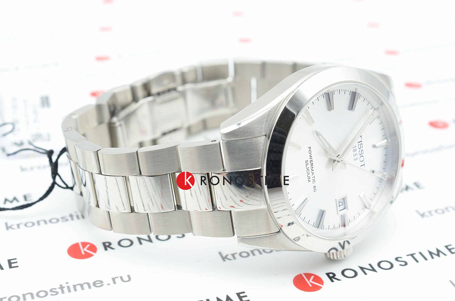Часы Tissot Gentleman Powermatic 80 Silicium T127.407.11.031.00 — артикул T1274071103100, мужские