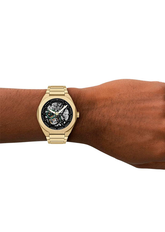 Часы Armani Exchange Sync Automatic AX4194 — мужские, золотистый