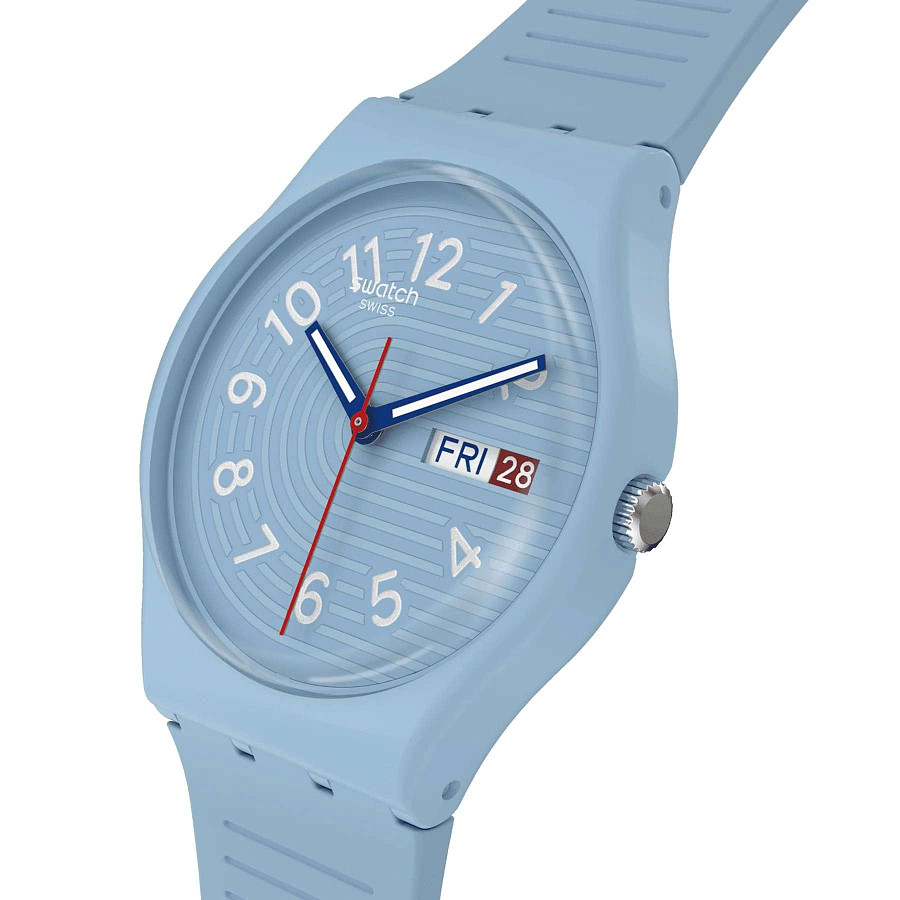 Часы Swatch Gent Biosourced Standart SO28S704 — Швейцария, кварцевые