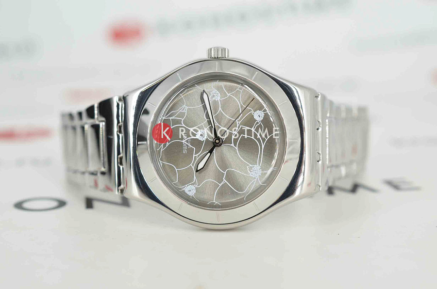 Часы Swatch Gent Petal Bliss YLS237G — металл сталь, Швейцария