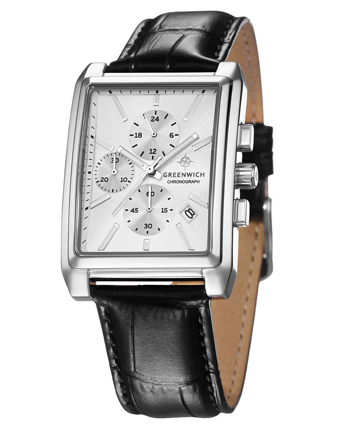 Часы Greenwich Galeon Chrono GW 553.11.13 — кварцевые, сталь металл