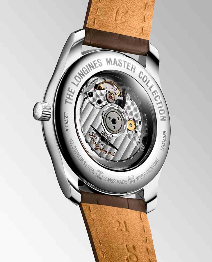 Часы Longines Master Collection L2.793.4.59.2 — мужские, кожаный