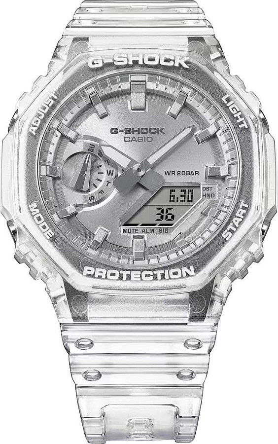 Часы Casio G-Shock GA-2100BM-7A8 — электронные, пластик карбон