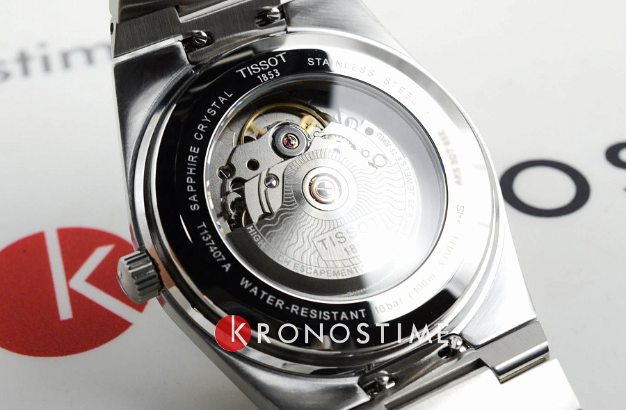 Часы Tissot PRX Powermatic 80 40mm Gradient T137.407.11.051.01 — мужские, нержавеющая сталь