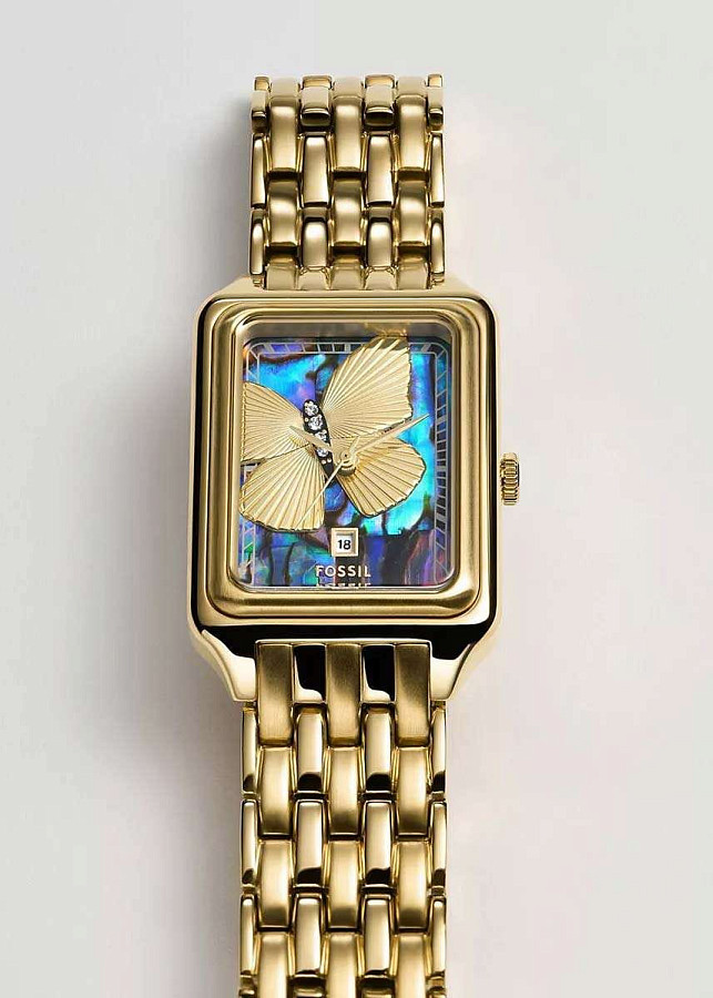 Часы Fossil Raquel ES5409 — нержавеющая сталь с ip-покрытием, женские