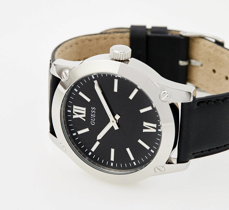 Часы Guess Crescent GW0630G1 — кварцевые, сталь металл